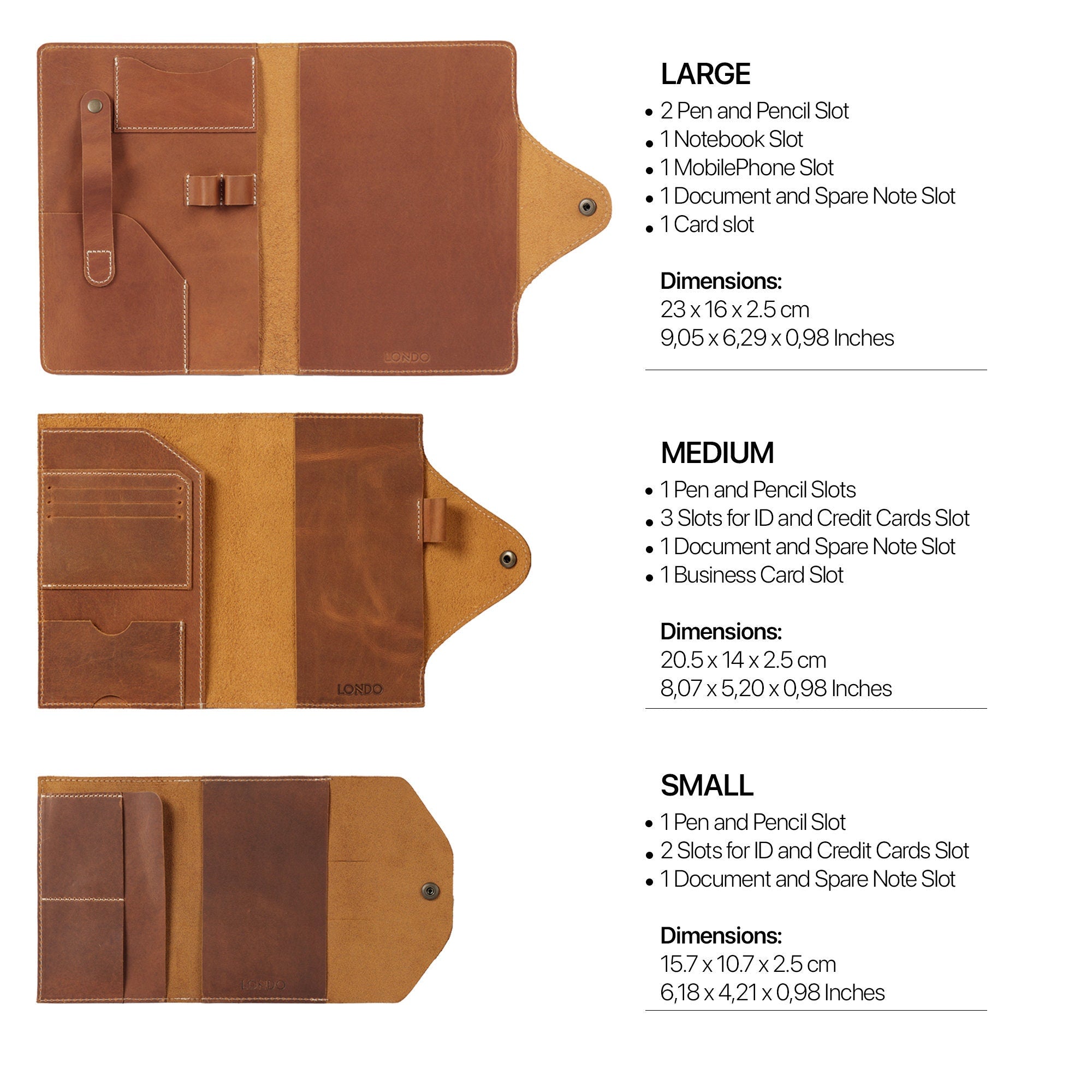 Personalized Top Grain Leather Journal and Organizer, Hand Crafted Portfolio with Notepad, Custom Portfolio Notepad, Office Gifts